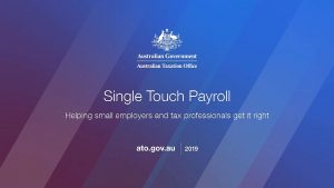 Read more about the article Single Touch Payroll